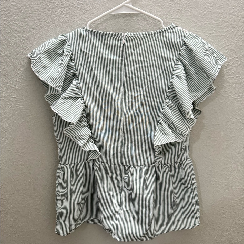 Striped Ruffle Blouse - Picture 2 of 2